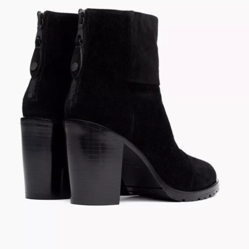 RAG & BONE NEWBURY 2.0 BLACK SUEDE CLASSIC  ANKLE BOOTIES BOOTS SZ 6.5  36.5 NEW - Picture 4 of 11